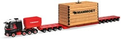 Mammoet MB Actros SLT with heavy duty trailer + load