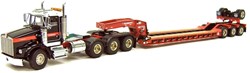 Kenworth T800W + 4 Axle Flip Lowboy Trailer