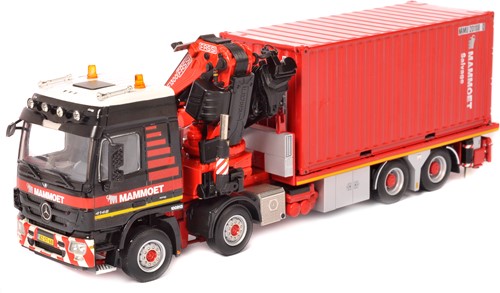 Mammoet Actros 8x4 bakwagen + container