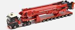 Mammoet MB Arocs 6x4 + 8 Axle Semi lowloader + 11200 saddles