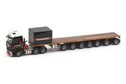 Mammoet MB Arocs Streamspace 6x4 + 7 axle ballast trailer