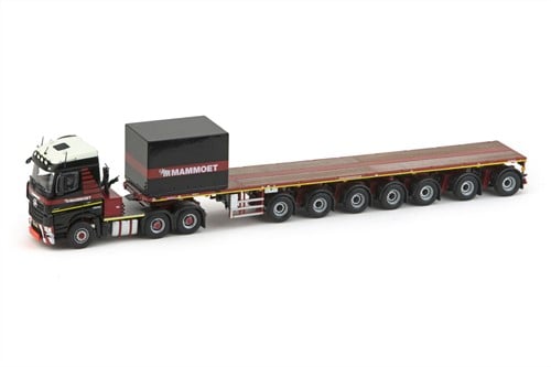 Mammoet MB Arocs Streamspace 6x4 + 7 axle ballast trailer