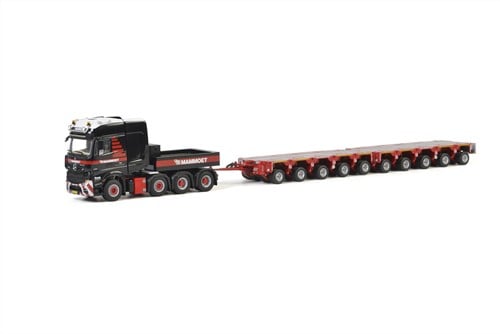 Mammoet MB Actros SLT 8x4 + intercombi Scheuerle set 5+5