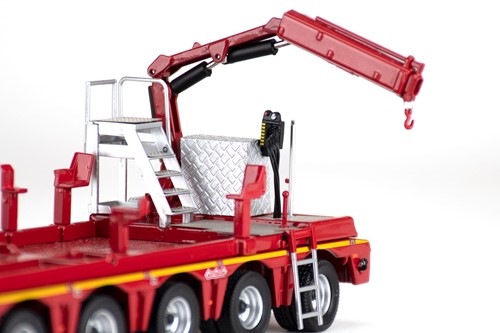 Mammoet MB Arocs 6x4 with 7 axle Nooteboom lowloader + Fassi crane-3