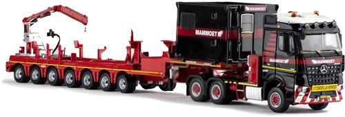 Mammoet MB Arocs 6x4 with 7 axle Nooteboom lowloader + Fassi crane-2
