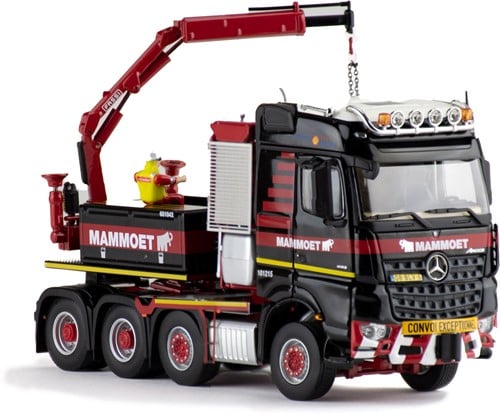 Mammoet MB Arocs 8x4 with ballastbox + Fassi crane