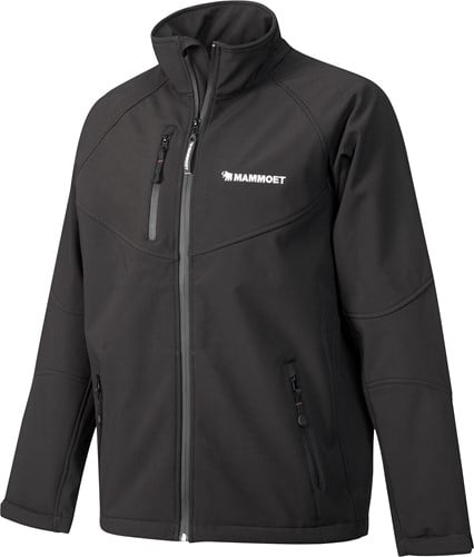 Mammoet softshell zwart