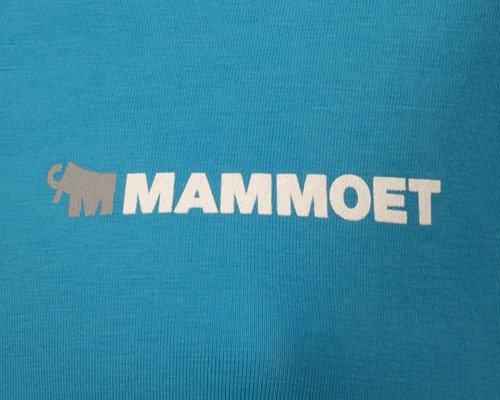 Mammoet Damen T-Shirt Aqua Blau-3
