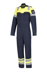 Inherent FR coverall yellow/navy