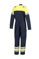 Inherent FR overall geel/blauw -2