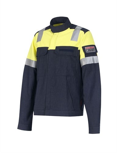 Inherent FR jacket yellow/navy