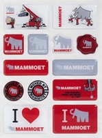 Mammoet 3D stickers 
