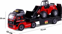 Mammoet Vrachtwagen Met Graafmachine-3