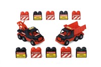 Mammoet Mini Trucks with Bricks-2