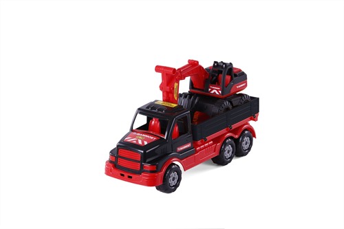 Mammoet Torpedo Road Truck with Excavator