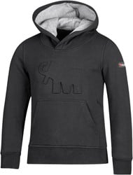 Mammoet hooded sweater kids black 