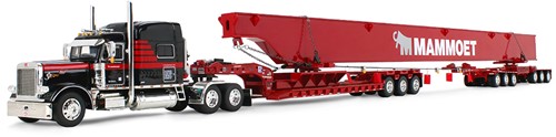 Mammoet Peterbilt 379 with Fontaine Beam transport